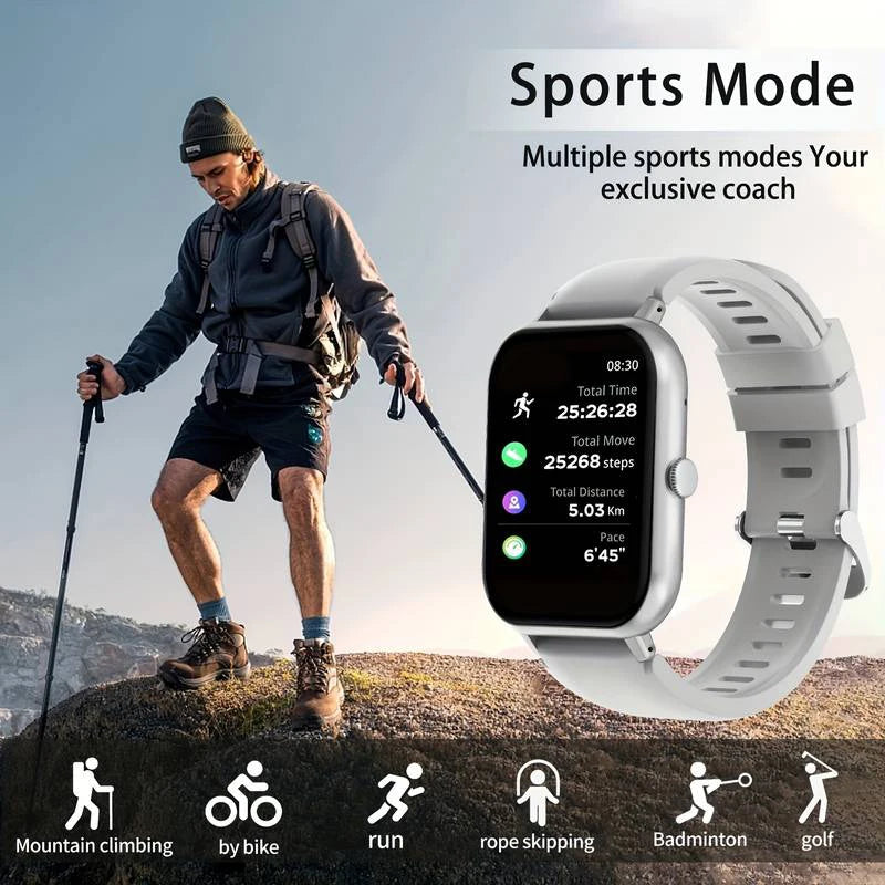 Odelettevcy Smart Watch With Wireless Calling Multi Sport Modes