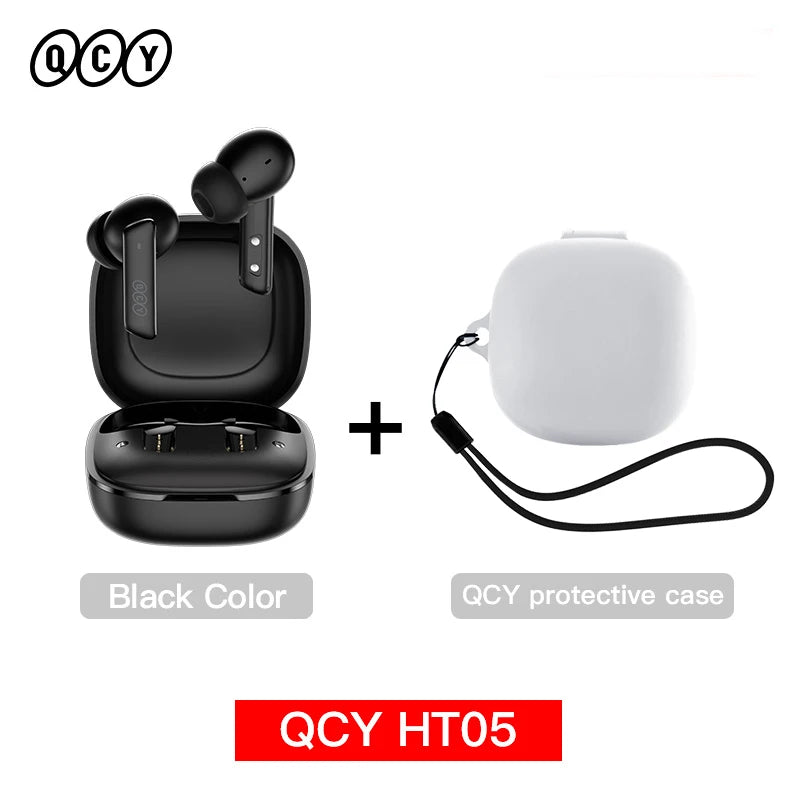 QCY HT05 ANC Wireless Bluetooth Earbuds 40dB Noise Cancelling