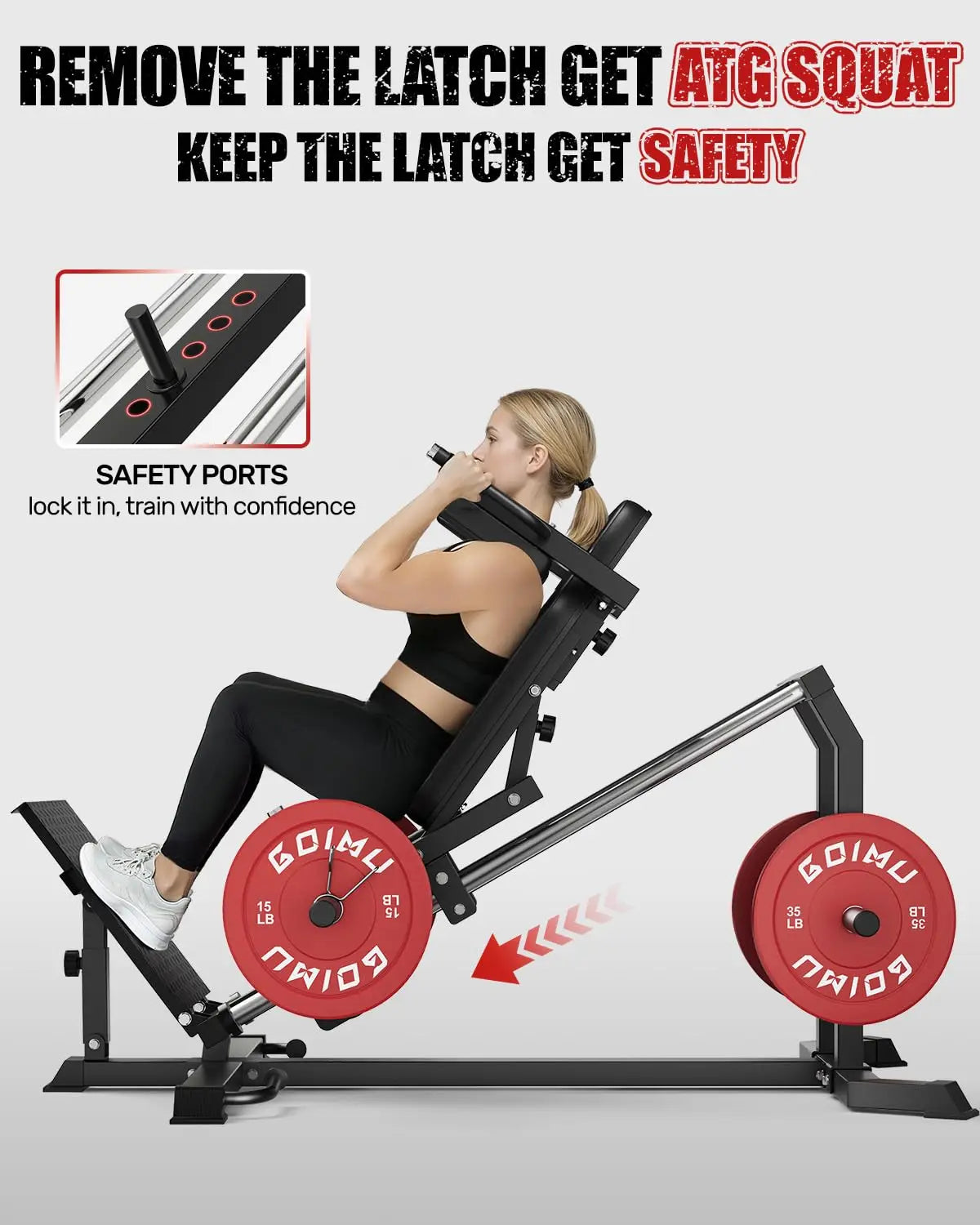 L5 Leg Press Hack Squat Machine 30 Degree Home Gym