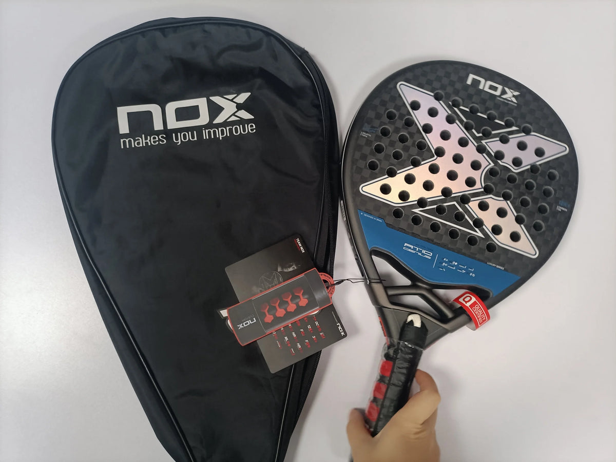 NOX Professional Padel Racket With Carbon Fiber And 3D Spin