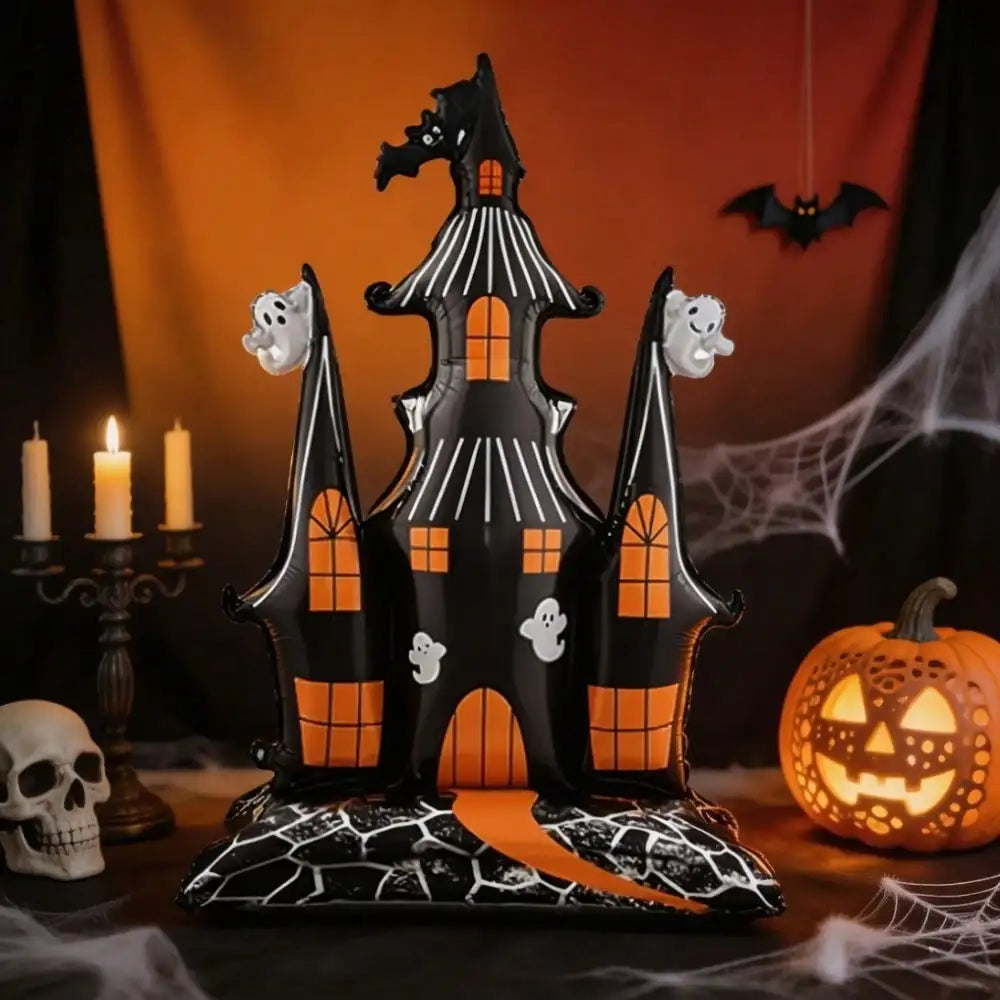 Halloween Haunted Castle Foil Balloon for Spooky Party Decor