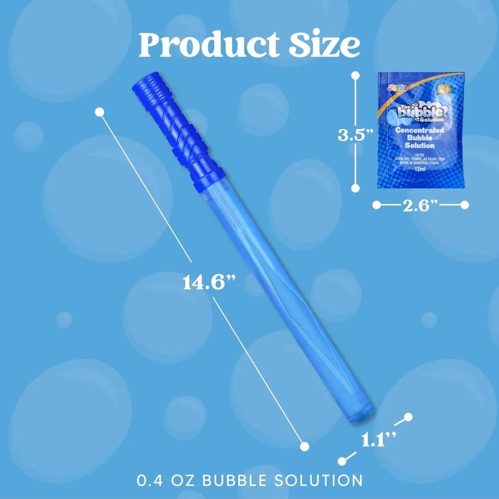 Joyfy Bubble Wands Bulk Kit With Refill Solution Outdoor Fun