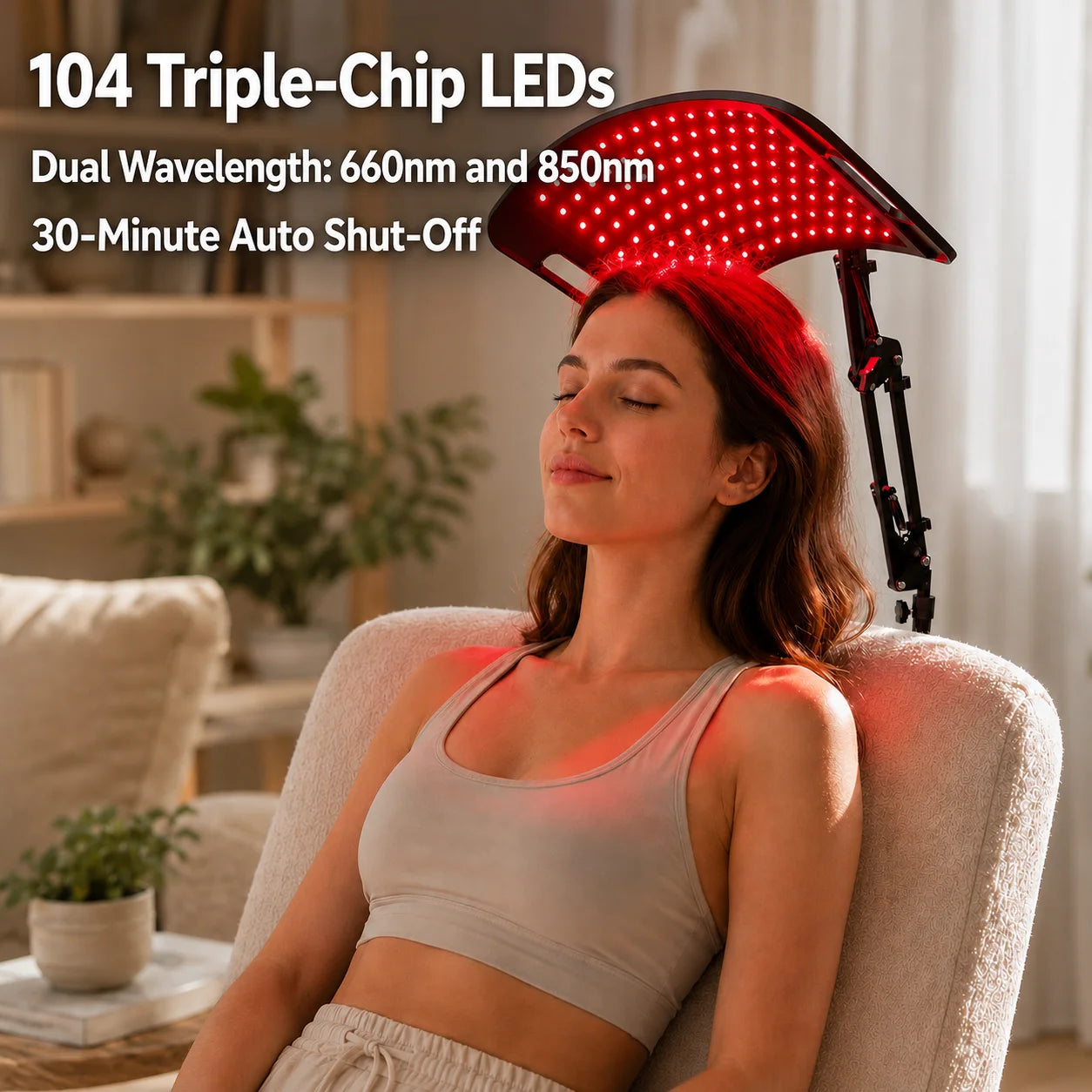 Near Infrared 660nm 850nm Red Light Therapy Lamp Face Body