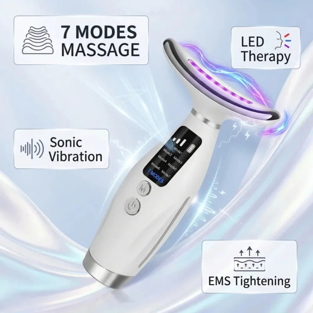 Hailicare LED Photon Therapy Facial Lifting Massager