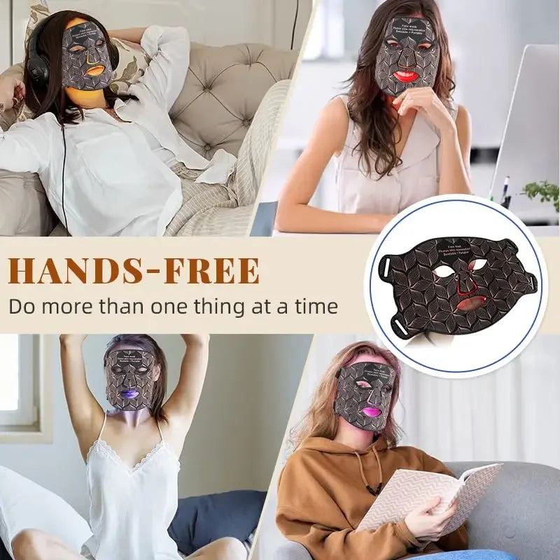 UBilli LED Face Mask Near Infrared Therapy Anti Aging