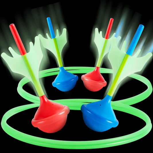 Joyfy Glow In The Dark Lawn Darts Set For Outdoor Fun