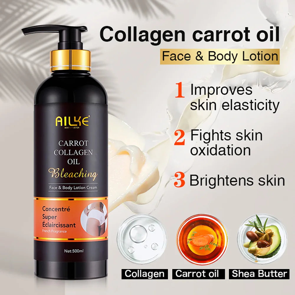 AILKE Skin Whitening Face Serum With Organic Collagen And Moisturizing