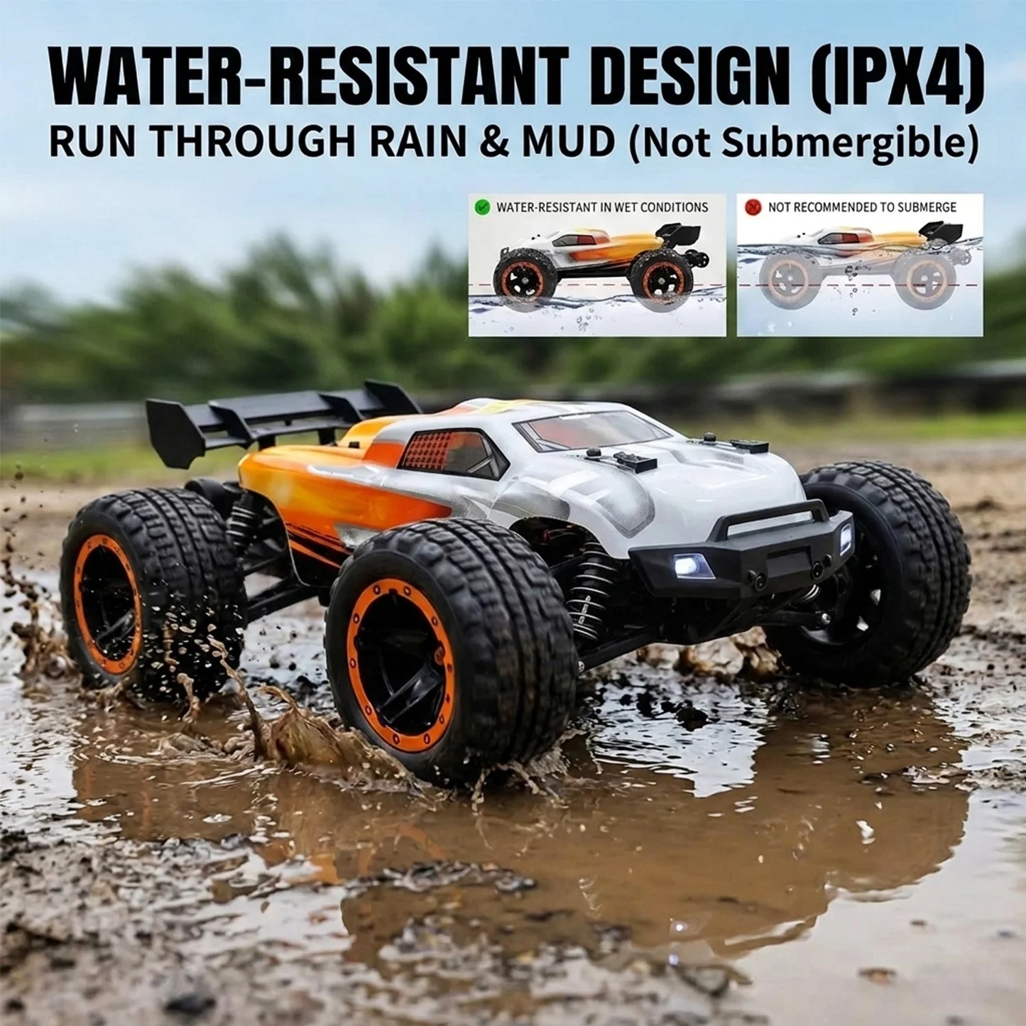 HAIBOXING 16890A Brushless 4WD Off Road RC Truck Top Speed 48kmh