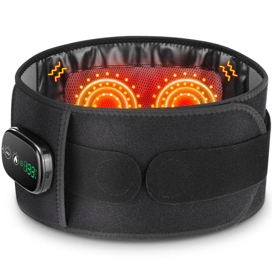 PASTSKY Heated Vibration Massager Belt For Waist And Back