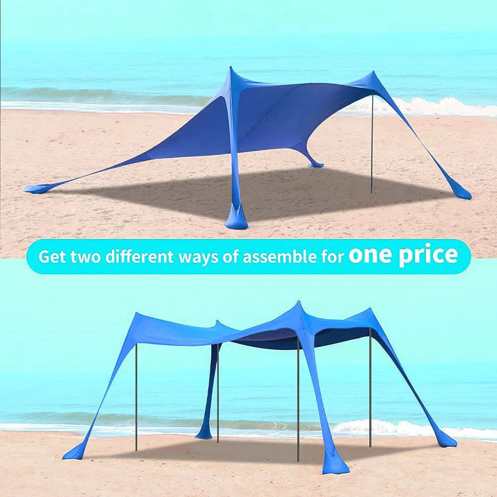 Camping Canopy Tent Outdoor Picnic Fishing Shelter Sun Protection Portable