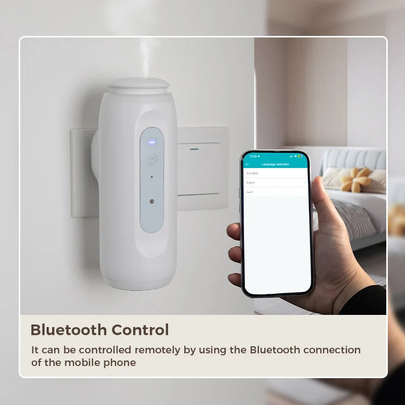 NAMSTE 100ml Wall Mounted Bluetooth Diffuser Perfume Air Freshener