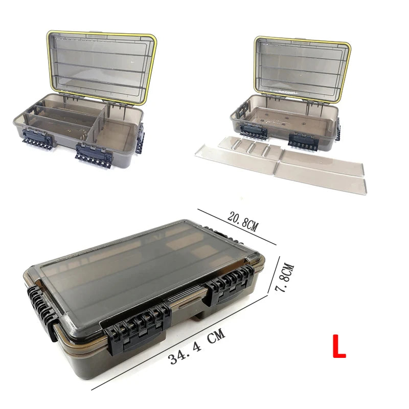 Large Capacity Waterproof Fishing Tackle Box For Fishing Accessories