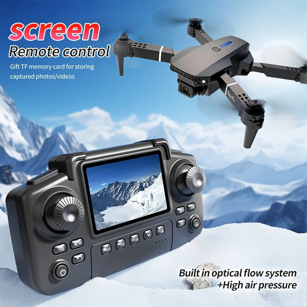 E88 Pro Max Drone Dual 8K Cameras Foldable Design Compact