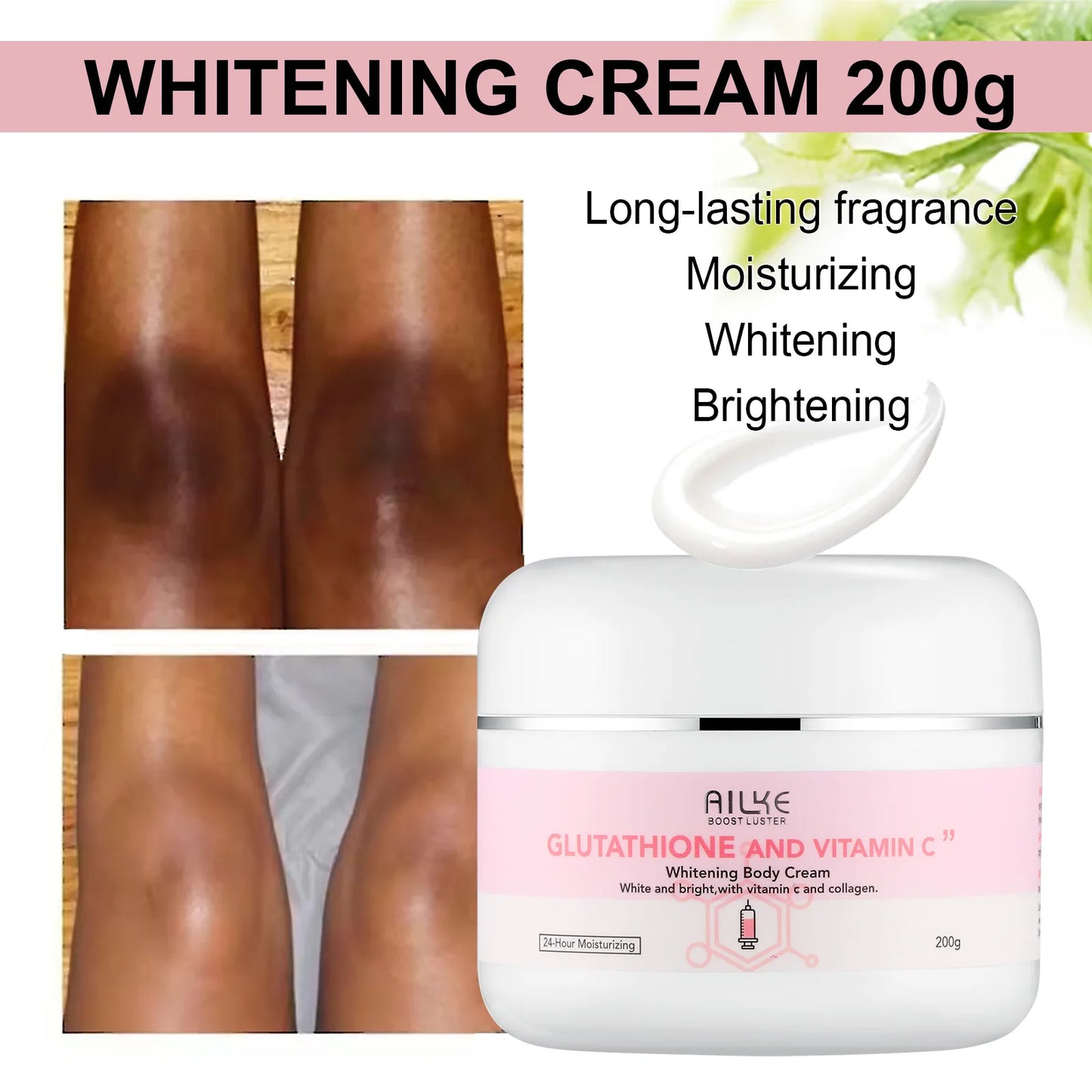 AILKE Brightening Skin Care Set With Vitamin C And Glutathione Moisturizing
