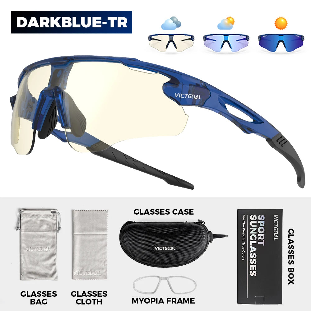 Victgoal Photochromic Cycling Sunglasses With Uv400 Protection