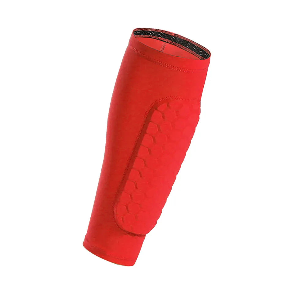 Football Shin Guard Sleeves With Foam Calf Compression Pads For Soccer