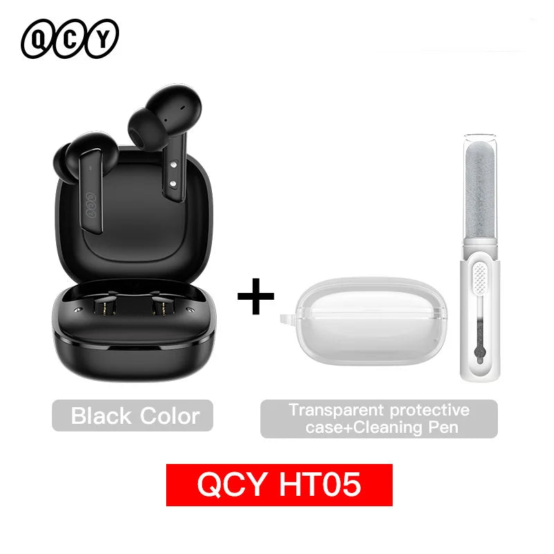 QCY HT05 ANC Wireless Bluetooth Earbuds 40dB Noise Cancelling