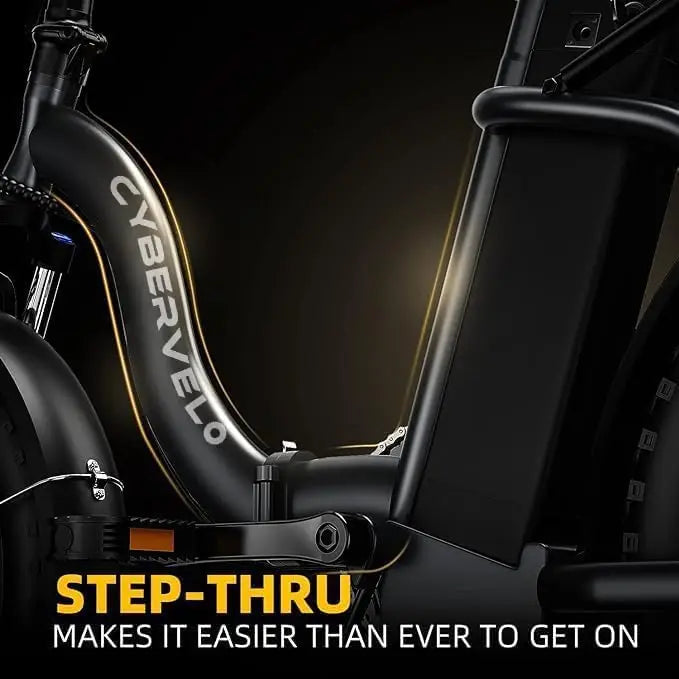 Cybervelo 1000W Foldable Electric Bike For Urban Commuting