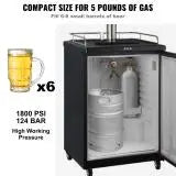 SucceBuy CO2 Tank Aluminum Gas Cylinder CGA320 Valve