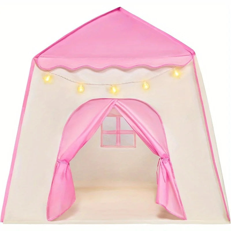 Joyfy Princess Tent With LED Stars Play Castle For Kids