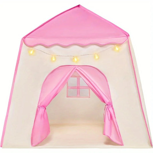 Joyfy Princess Tent With LED Stars Play Castle For Kids