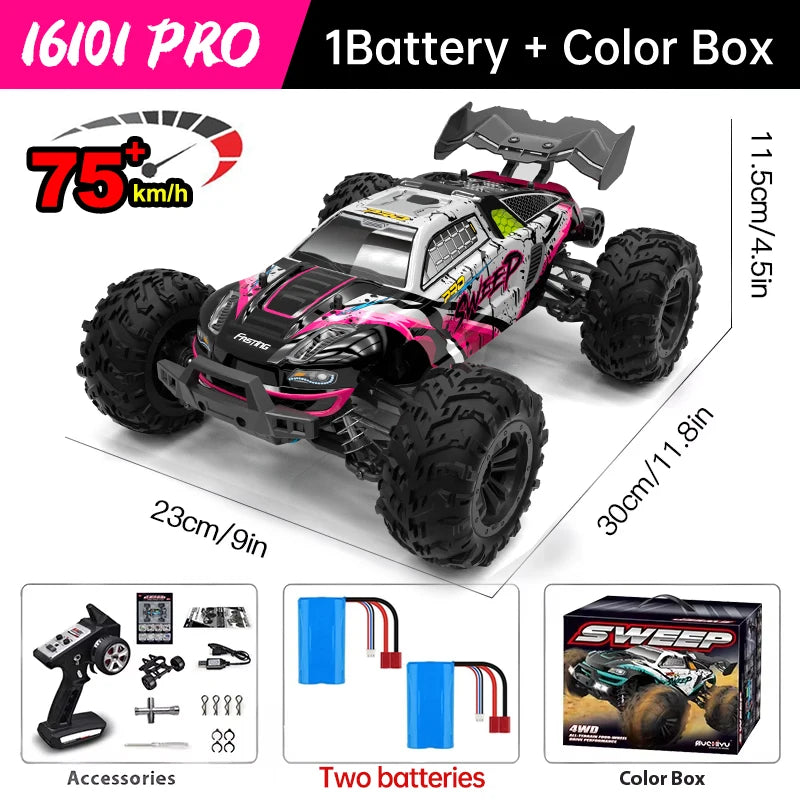 WLtoys 16101 Pro 4WD RC Car With LED Lights And Remote