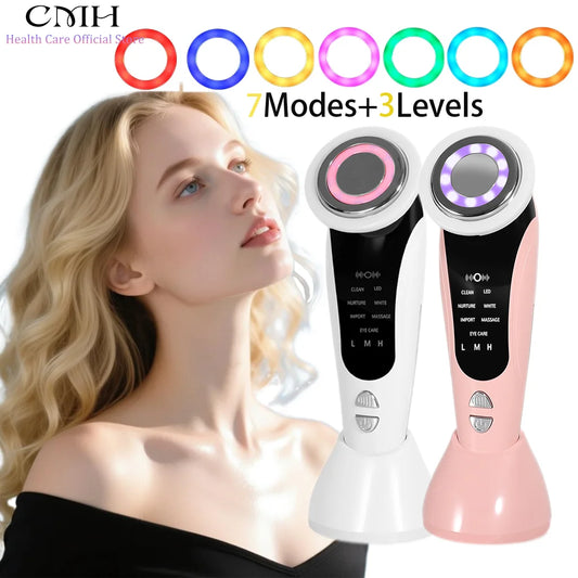 CMH 7 In 1 Facial Massager LED Light Therapy Device
