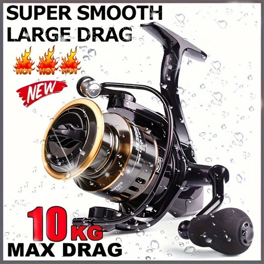 Metal Spinning Reel With Five Point Two To One Ratio