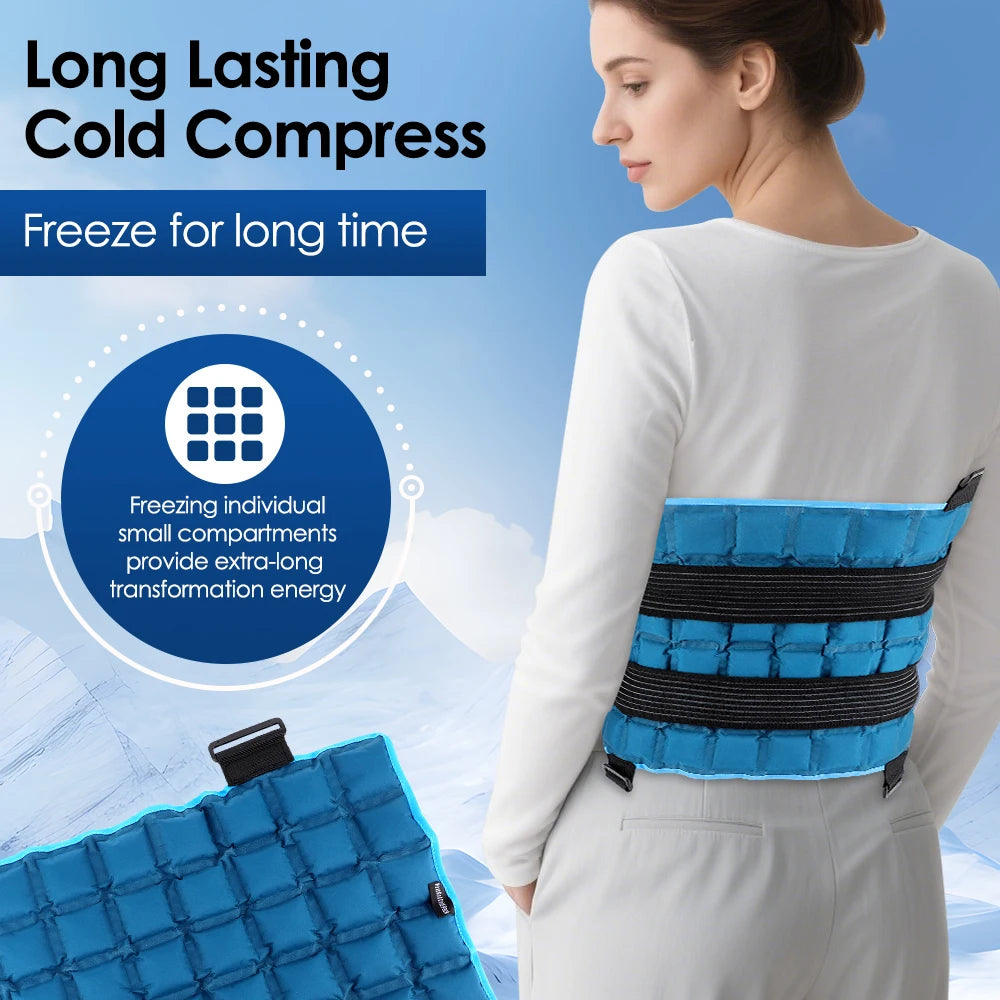 Hailicare Large Ice Pack For Muscle Relief Reusable Gel Pack