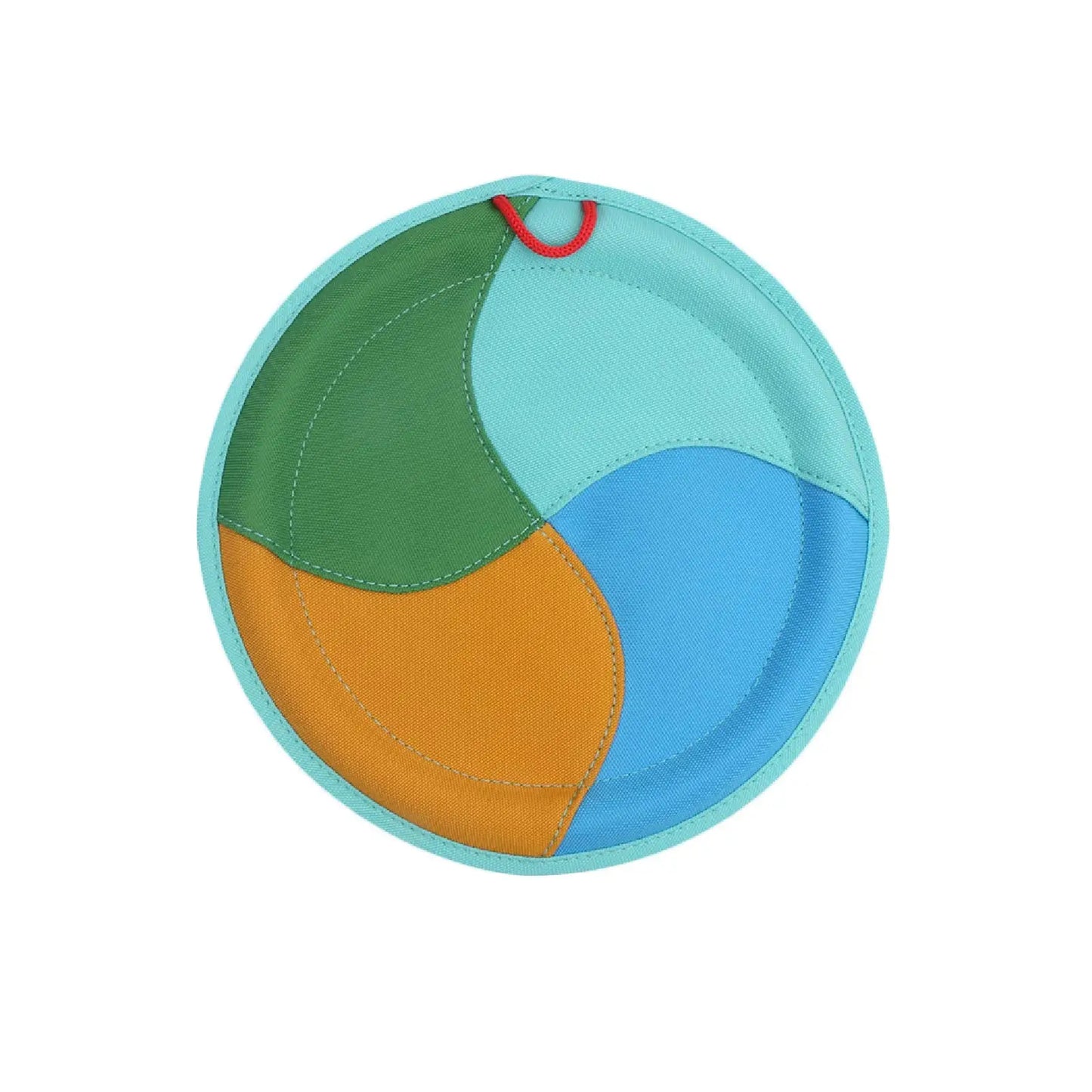 Nylon Dog Frisbee Flying Disc Toy For Fetching Outdoor Play