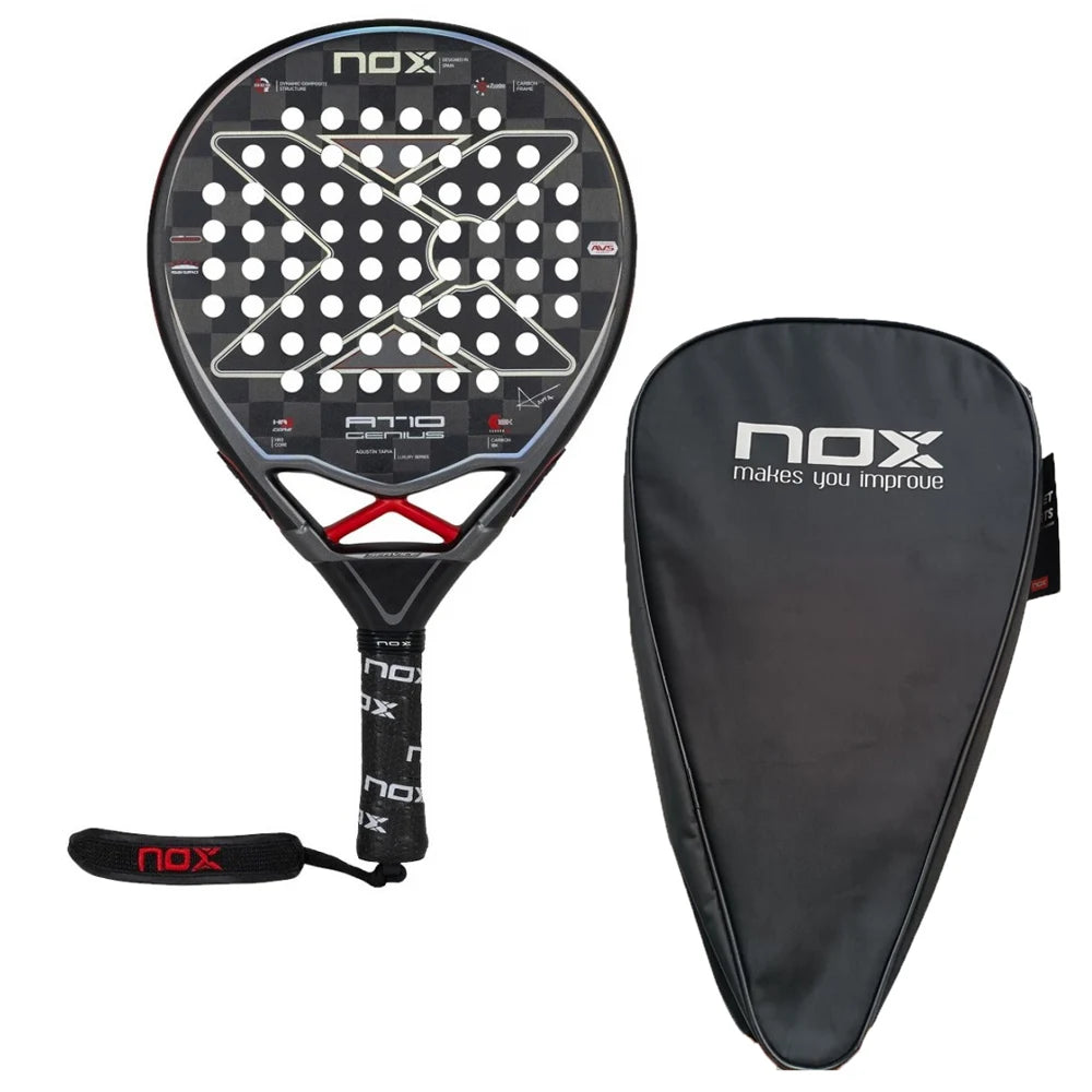NOX Professional Padel Racket With Carbon Fiber And 3D Spin
