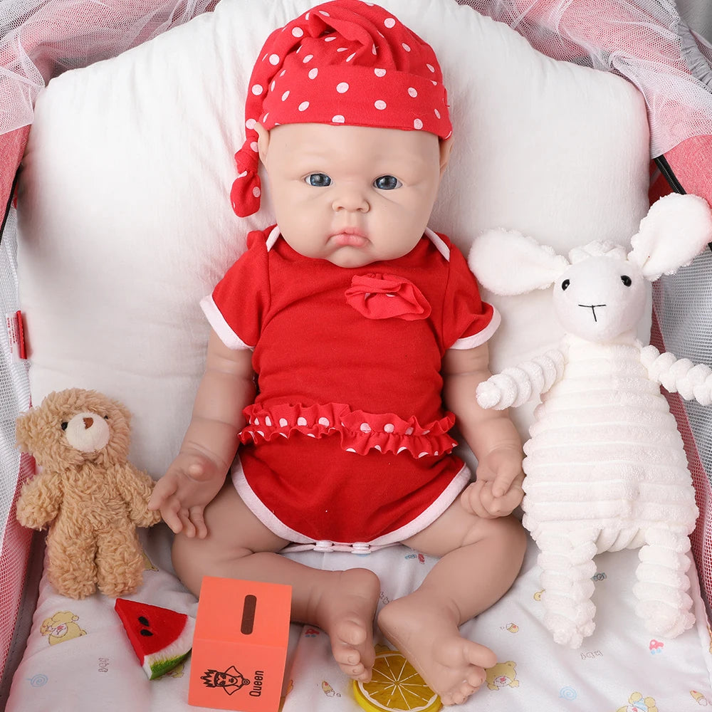 IVITA Silicone Reborn Doll Realistic Lifelike Handmade Collector Gift Doll