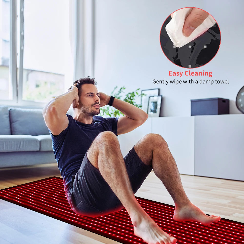 Full Body Light Therapy Mat With 660nm And 850nm LEDs