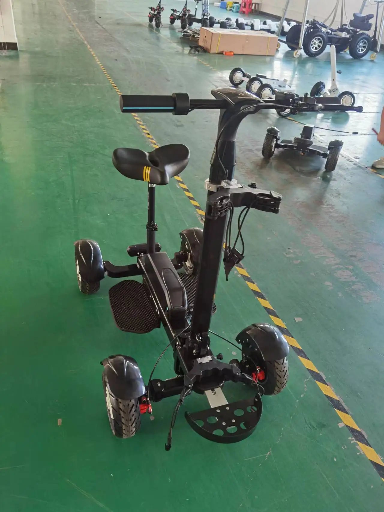 AESWGOF 2400W Electric Golf Cart Foldable 18 Hole Scooter