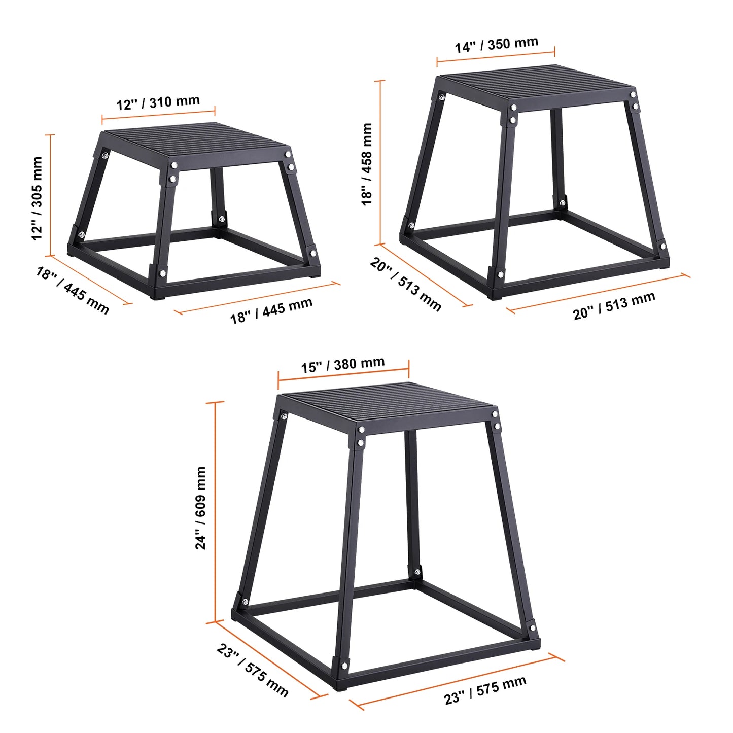 SucceBuy Plyometric Jump Box Set For Agility And Cardio Training