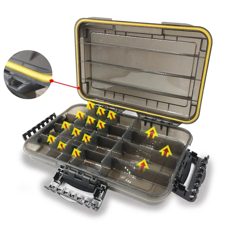 Large Capacity Waterproof Fishing Tackle Box For Fishing Accessories