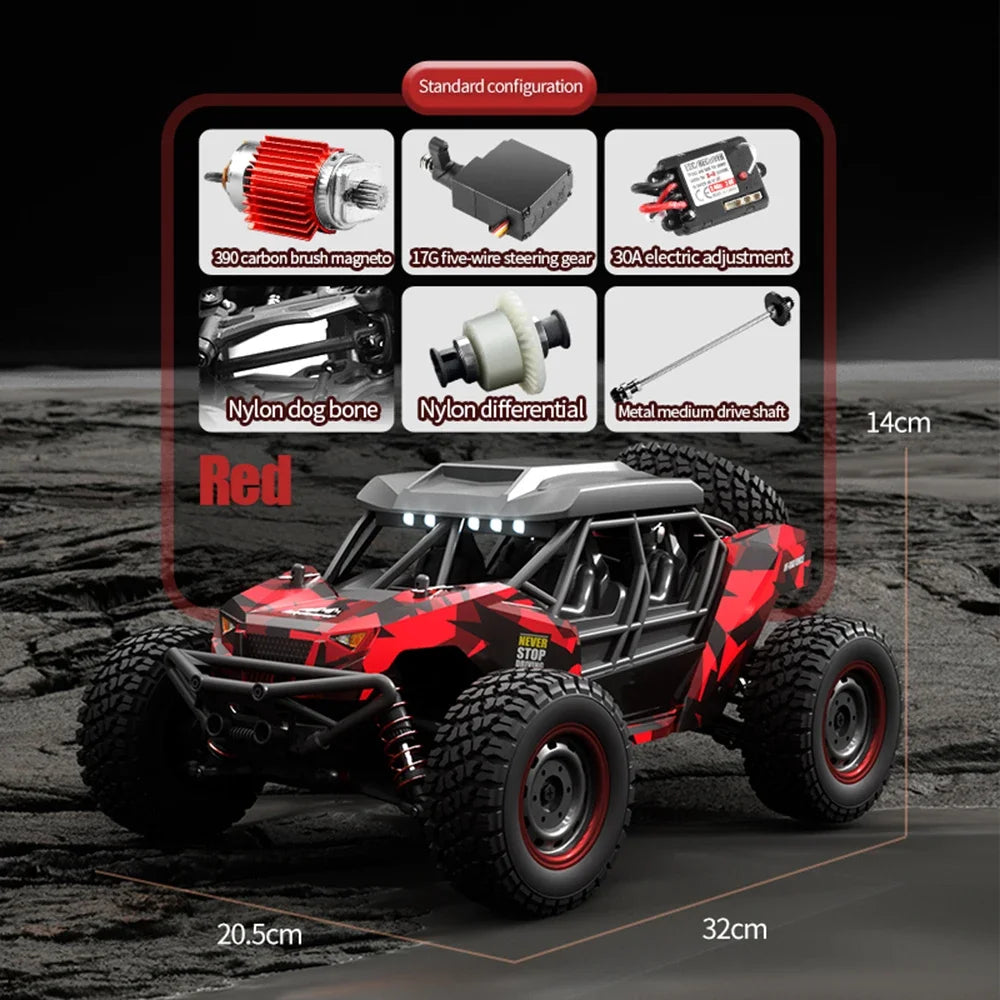 WLtoys 16106 High Speed 4WD RC Car With LED Remote