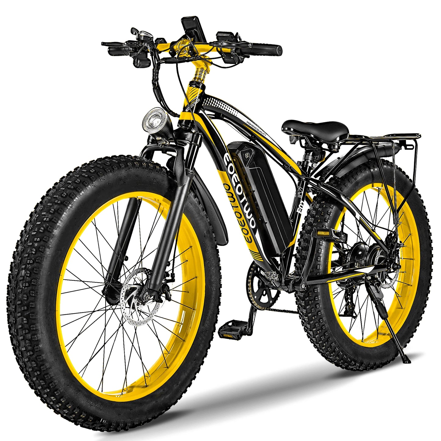 EOEOTWO 1500W Fat Tire Electric Bike 34MPH All Terrain Ebike