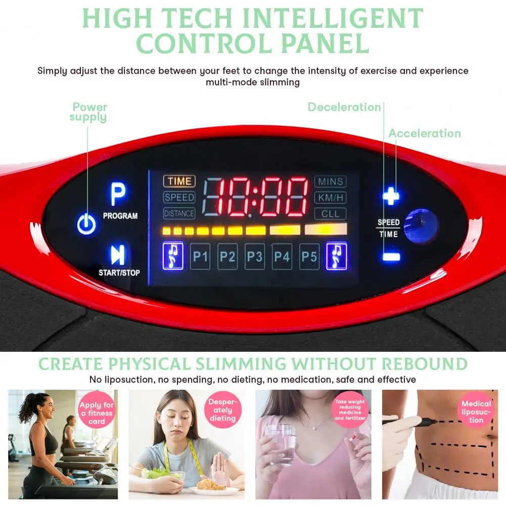 Power Waver Vibration Plate Exercise Machine For Whole Body Fitness
