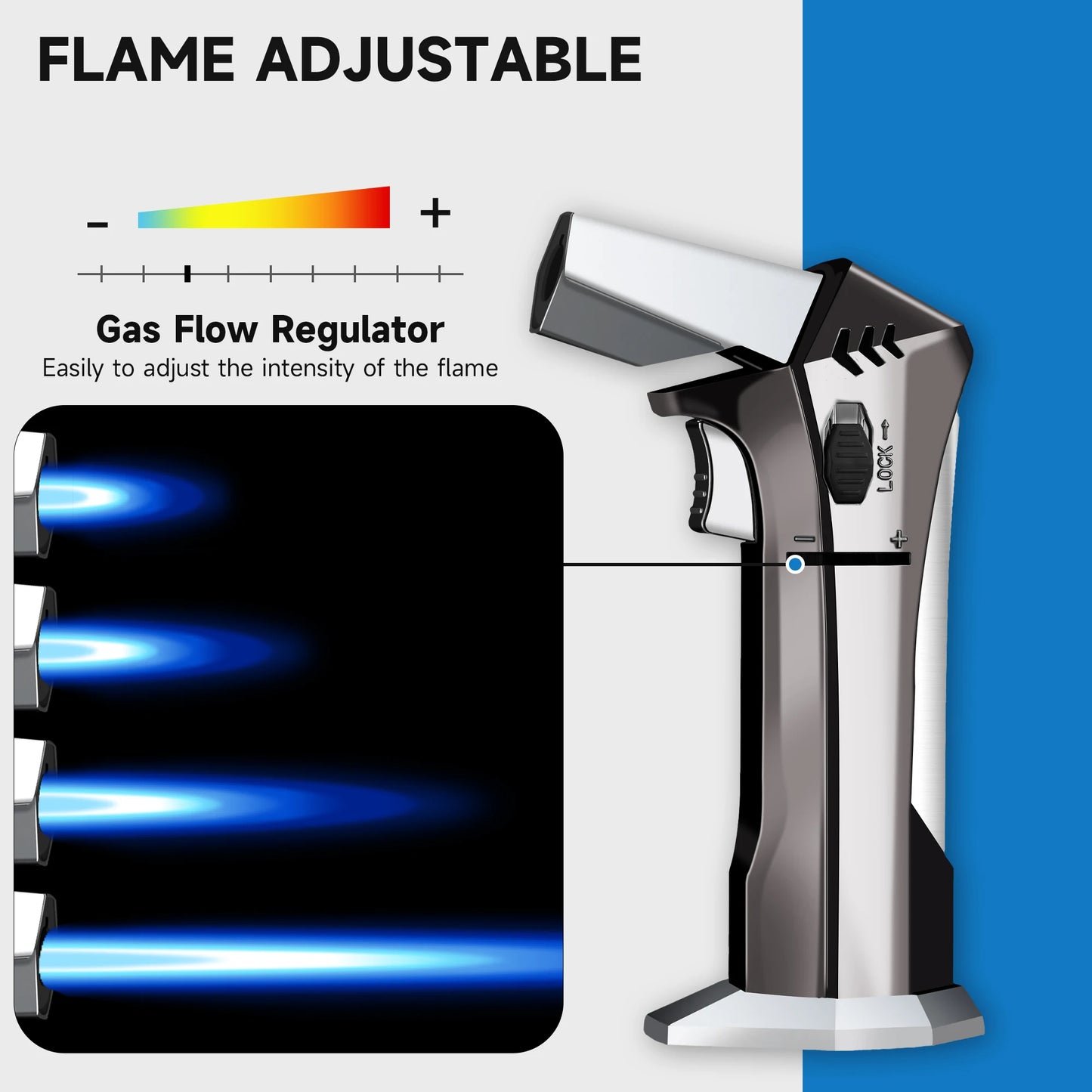 Peaks Comforts Butane Kitchen Torch Refillable Culinary Torch