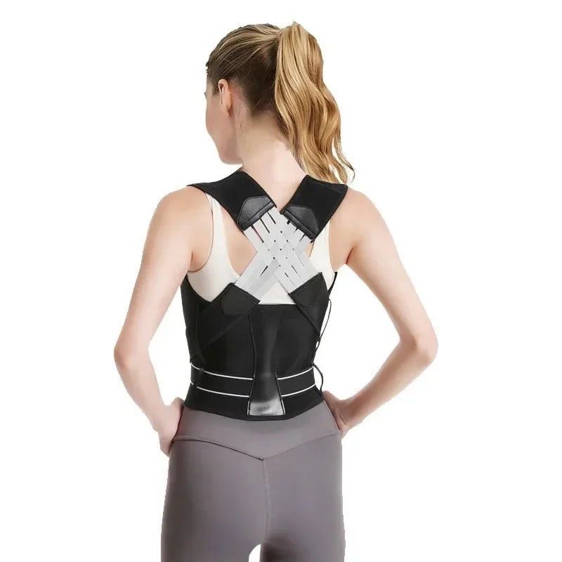 Shoulder Posture Corrector Belt With Adjustable Lumbar Support