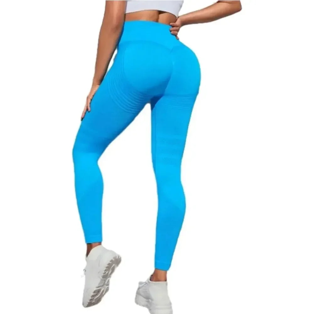3D Cellulite Leggings High Waisted Butt Lifting Training For Gym