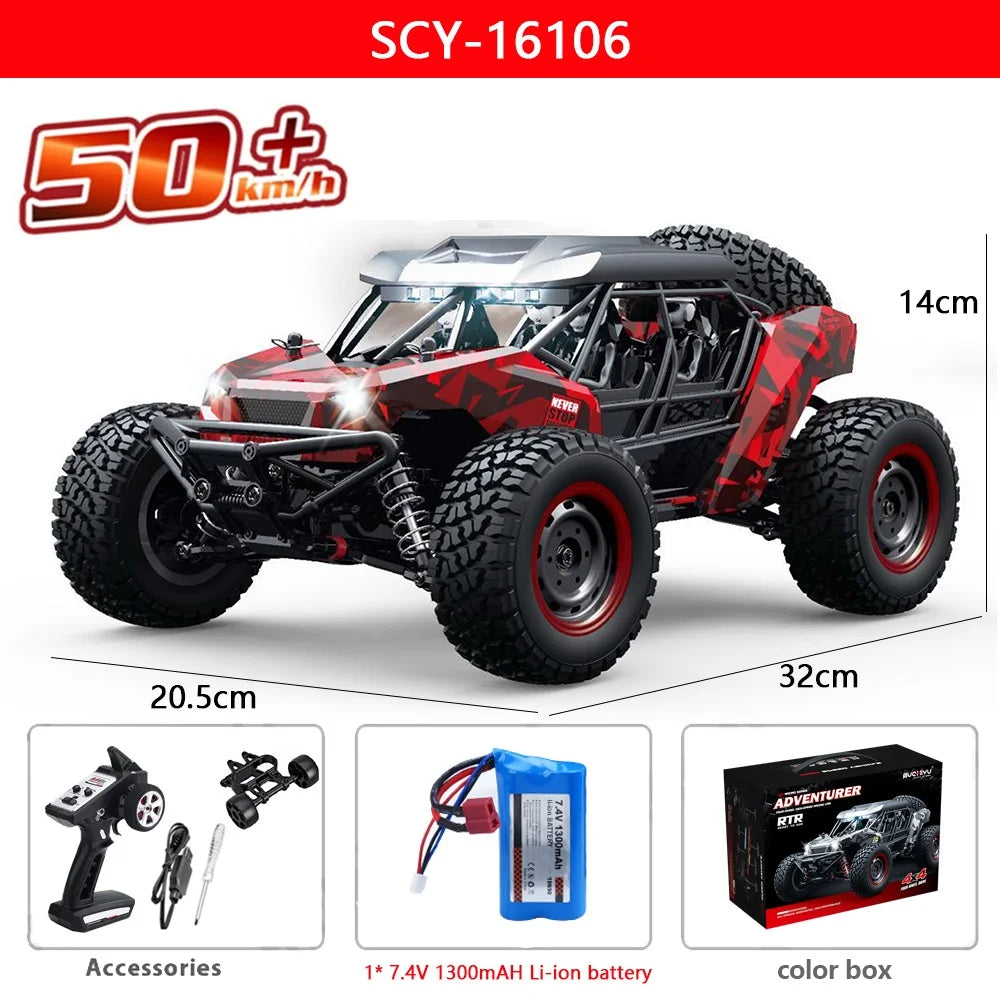 WLtoys 16106 High Speed 4WD RC Car With LED Remote