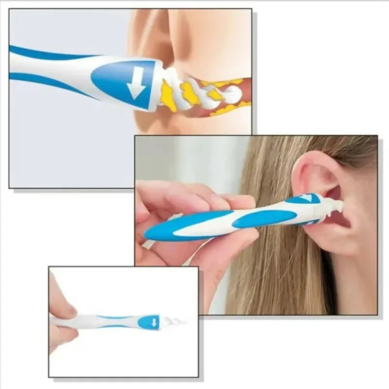 Silicone Ear Wax Remover Tool With 16 Replacement Tips