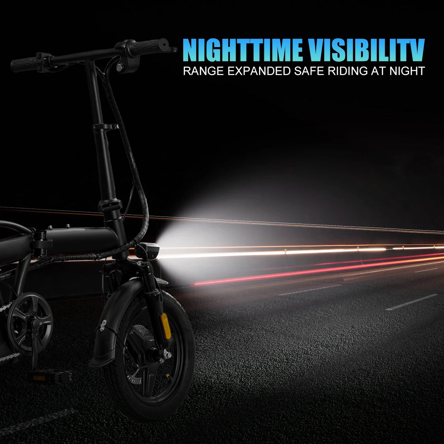 HEZZO T5 Folding Electric Bike 48V 350W Commuter E Bike