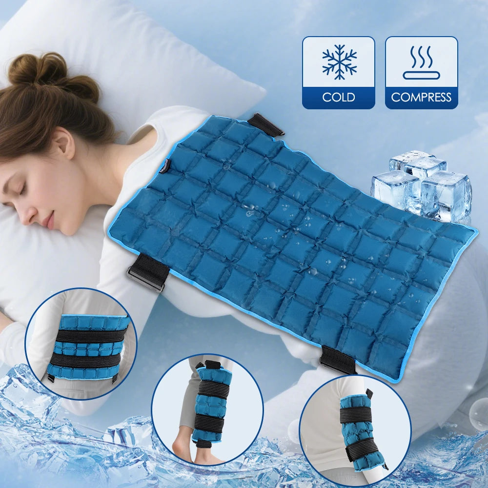 Hailicare Large Ice Pack For Muscle Relief Reusable Gel Pack