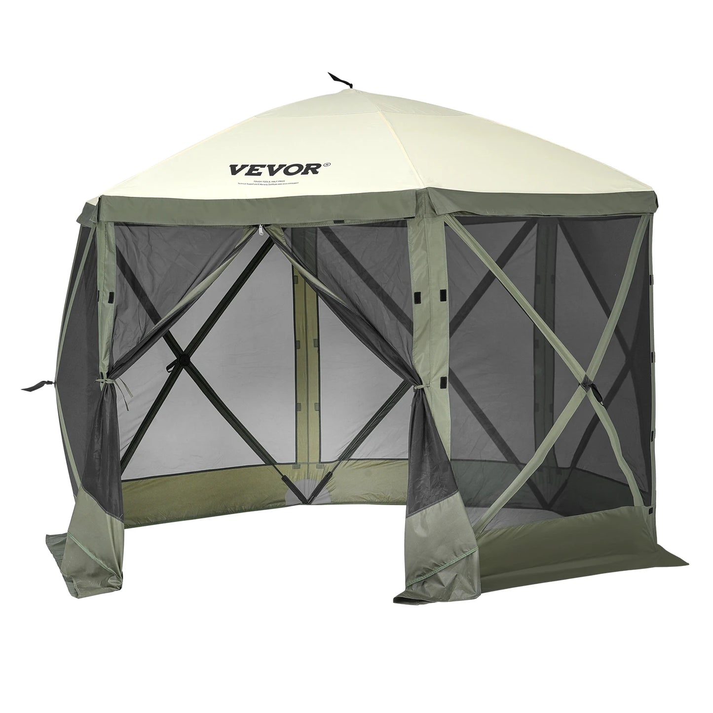 Waterproof Pop Up Gazebo Screen Tent With Mesh Windows