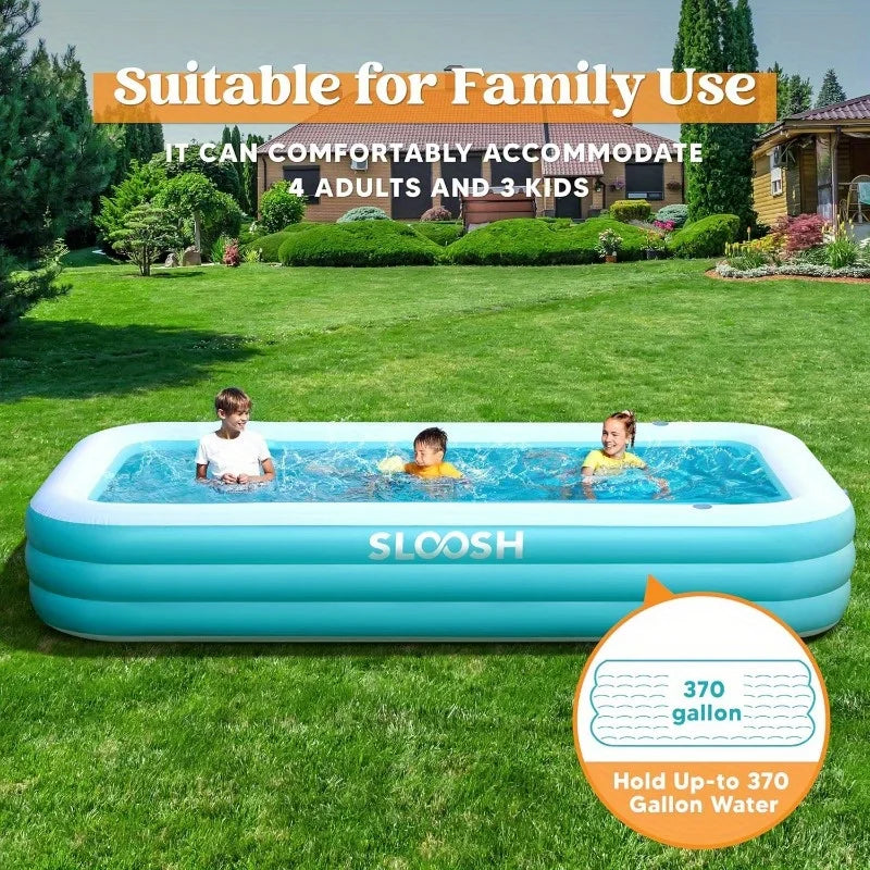 Joyfy Inflatable Family Pool With Seats For Summer Fun