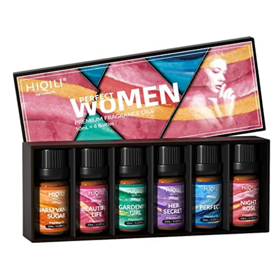 Sweet Flowers Fragrance Oil Set for Aromatherapy Diffuser Candle Soap