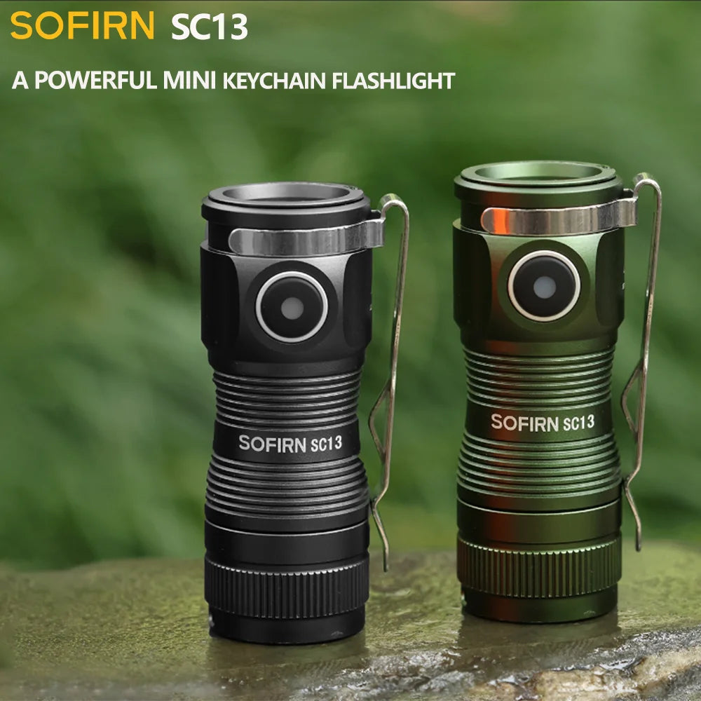 Sofirn SC13 EDC Tactical Mini LED Flashlight USB C Rechargeable